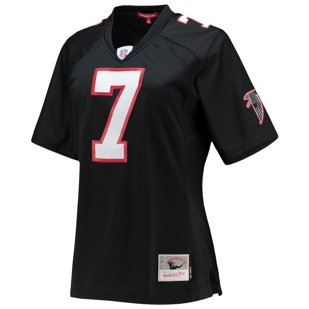 Michael Vick Atlanta Falcons Women's Legacy Replica Player Jersey - Black - Mitchell & Ness