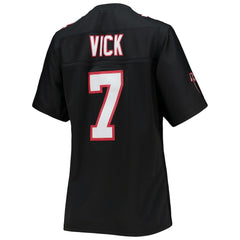 Michael Vick Atlanta Falcons Women's Legacy Replica Player Jersey - Black - Mitchell & Ness