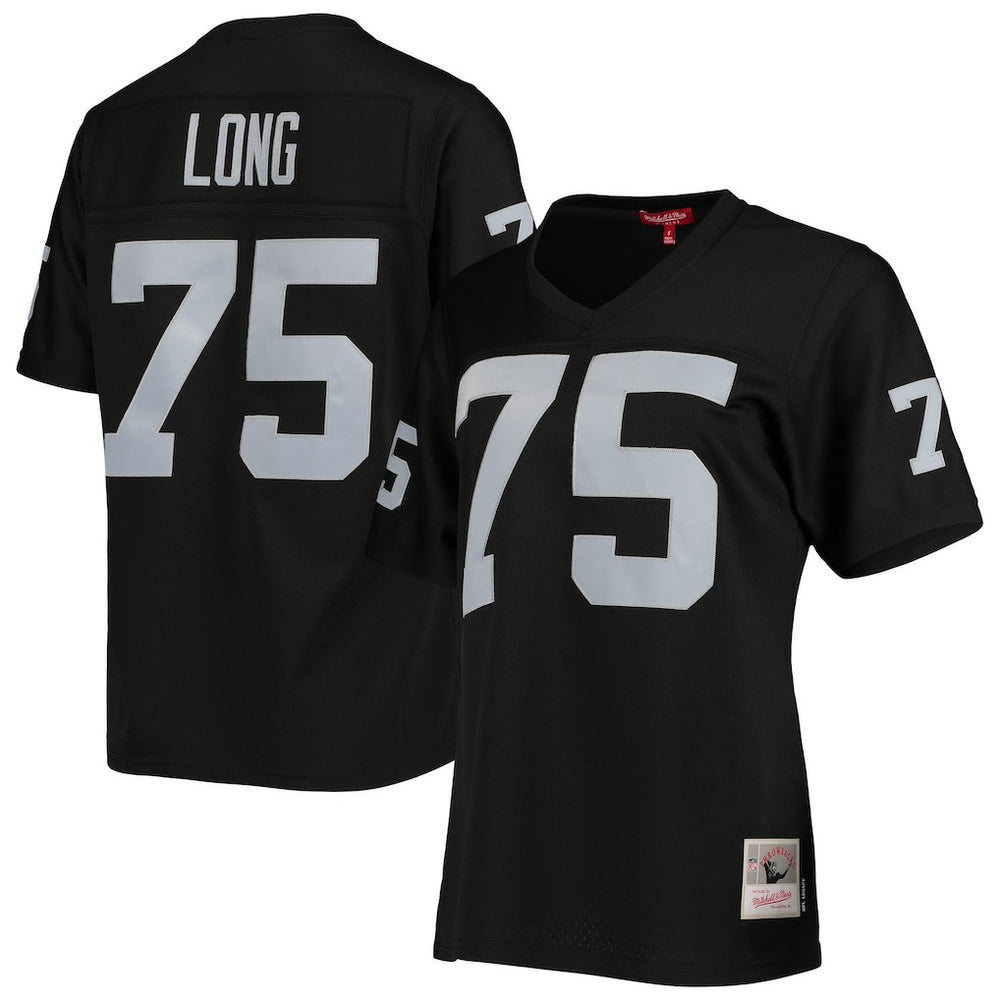 Howie Long Las Vegas Raiders Women's Legacy Replica Player Jersey - Black - Mitchell & Ness