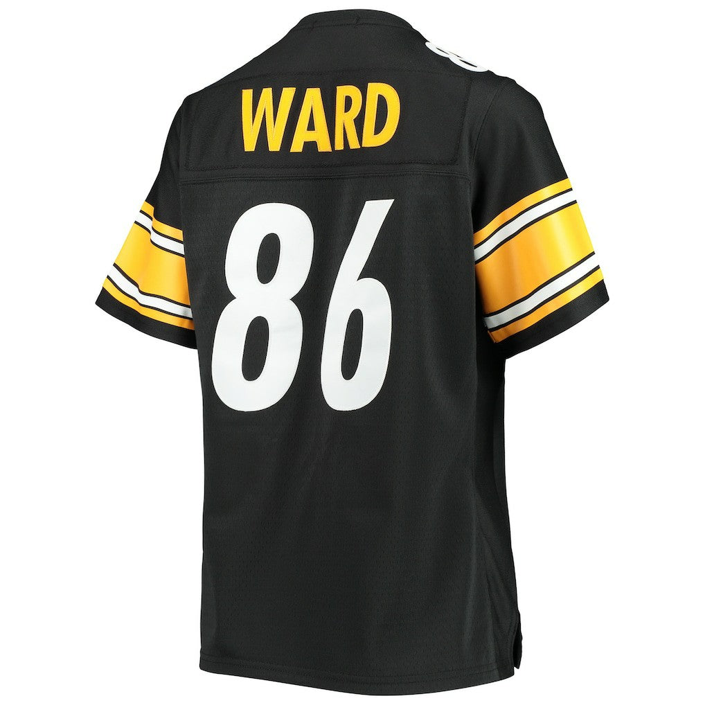 Hines Ward Pittsburgh Steelers Women's Legacy Replica Player Jersey - Black - Mitchell & Ness
