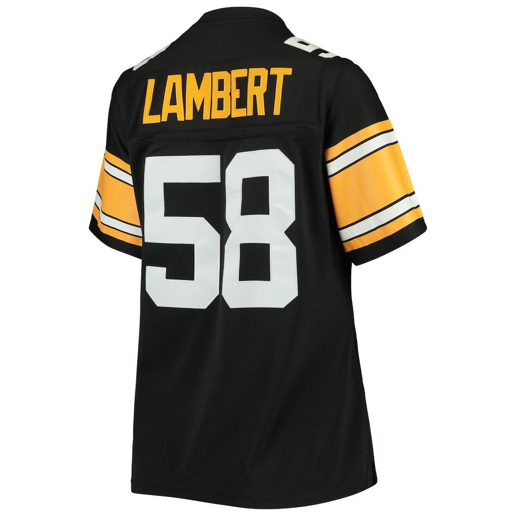 Jack Lambert Pittsburgh Steelers Women's Legacy Replica Player Jersey - Black - Mitchell & Ness