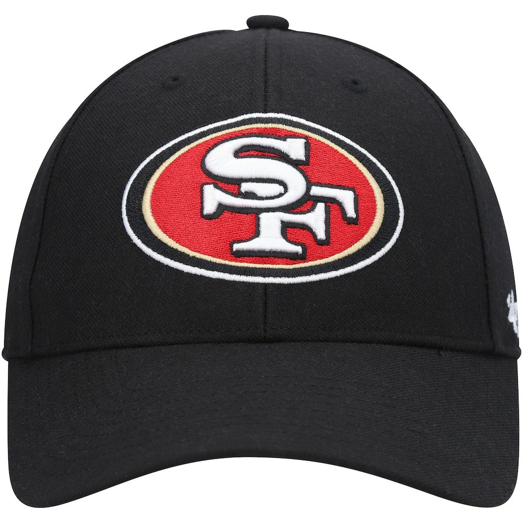 San Francisco 49ers '47 Logo MVP Adjustable Hat - Black - 47 brand