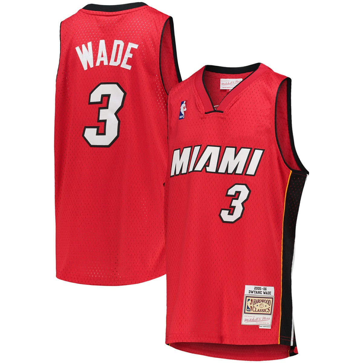 Mitchell & Ness Dwyane Wade Miami Heat Youth 2005/06 Hardwood Classics Swingman Jersey Red