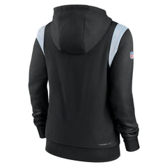 Carolina Panthers Women's Sideline Stack Performance Pullover Hoodie - Black - Nike