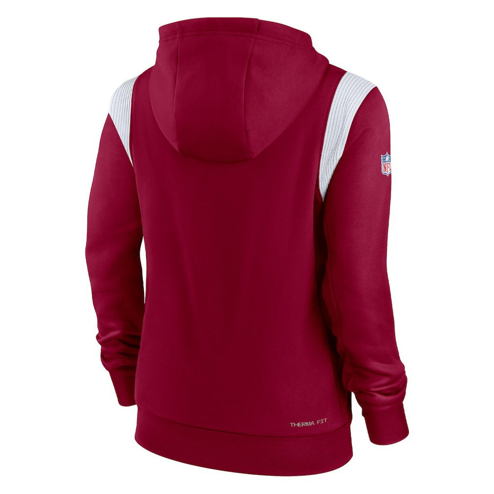 Washington Commanders Women's Sideline Stack Performance Pullover Hoodie - Burgundy - Nike