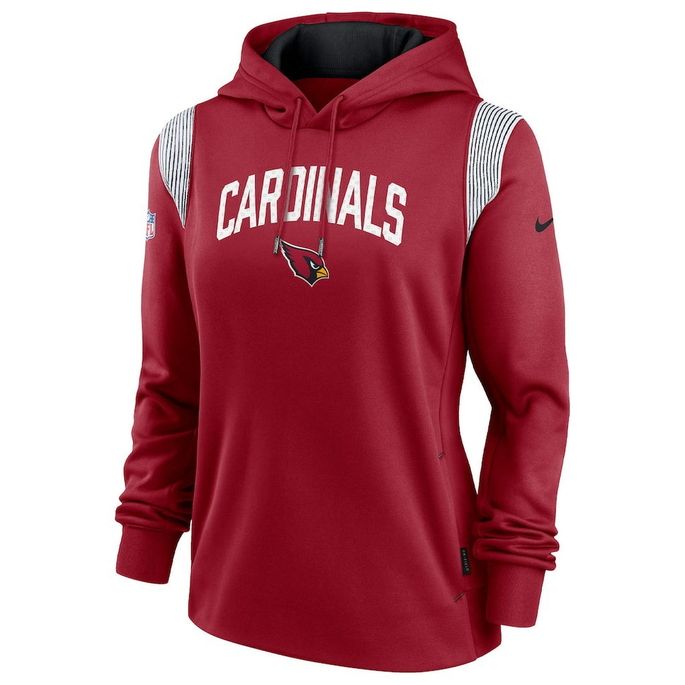 Arizona Cardinals Women's Sideline Stack Performance Pullover Hoodie - Cardinal - Nike