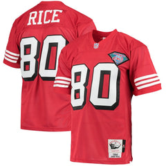 Jerry Rice San Francisco 49ers 1994 Authentic Throwback Retired Player Jersey - Scarlet - Mitchell & Ness