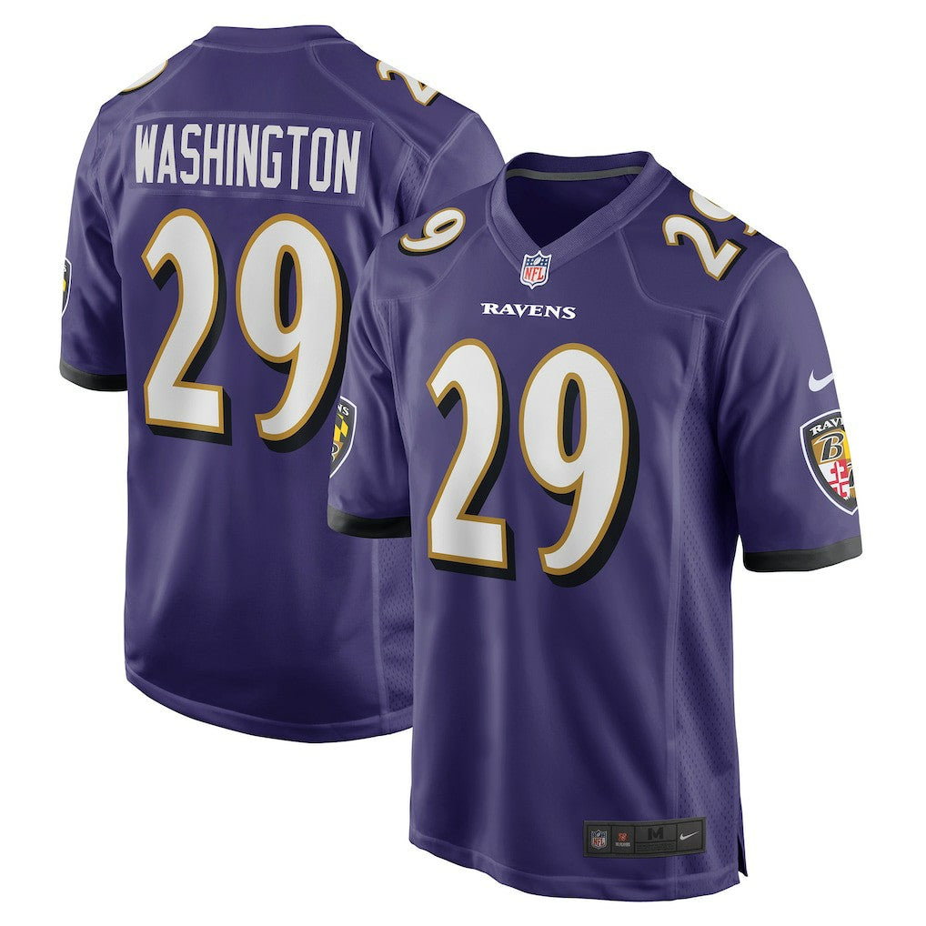 Ar'Darius Washington Baltimore Ravens Player Game Jersey - Purple - Nike