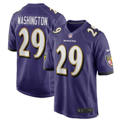 Ar'Darius Washington Baltimore Ravens Player Game Jersey - Purple - Nike