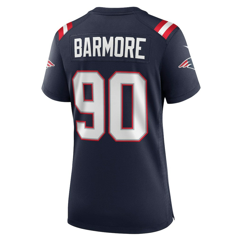 Christian Barmore New England Patriots Women's Game Jersey - Navy - Nike