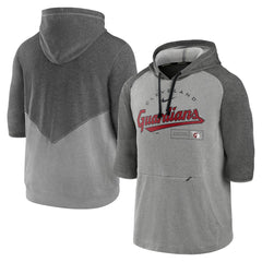Cleveland Guardians Nike Team Modern Arch 3/4 Sleeve Pullover Hoodie Outlet