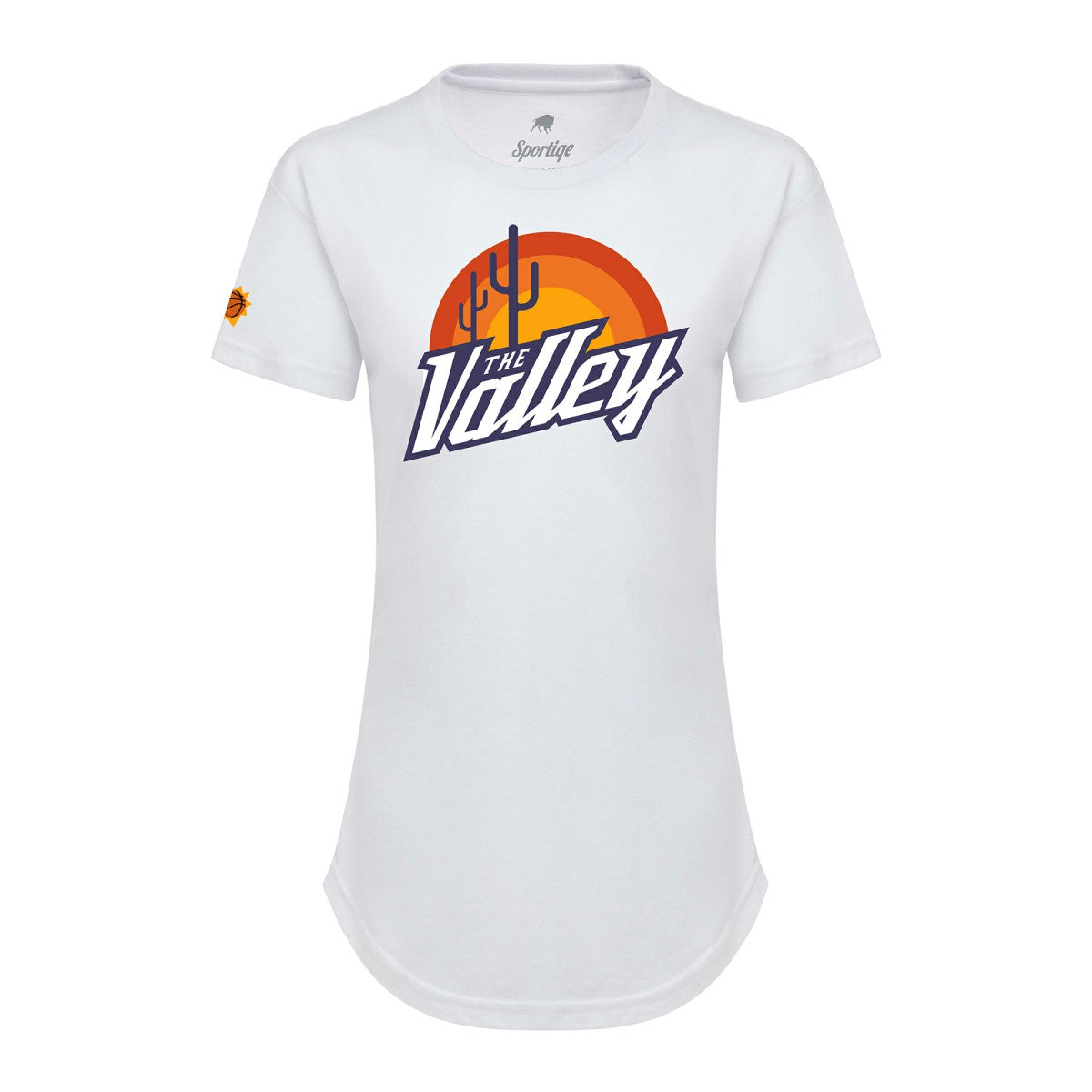 Phoenix Suns Sportiqe Women's 2021/22 City Edition Phoebe T-Shirt White