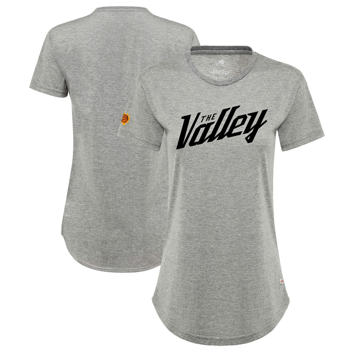 Phoenix Suns Sportiqe Women's 2021/22 City Edition Phoebe T-Shirt Gray