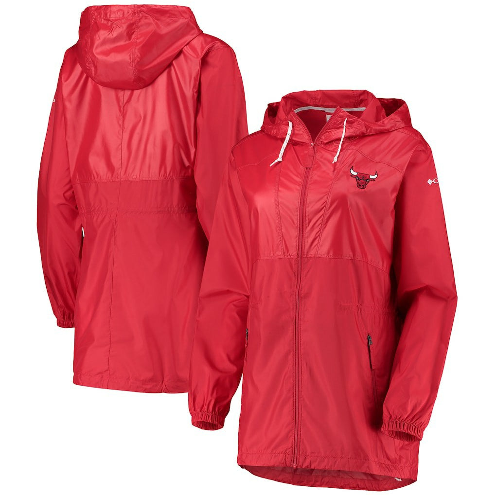Columbia Chicago Bulls Women's Flashback Full-Zip Jacket Red