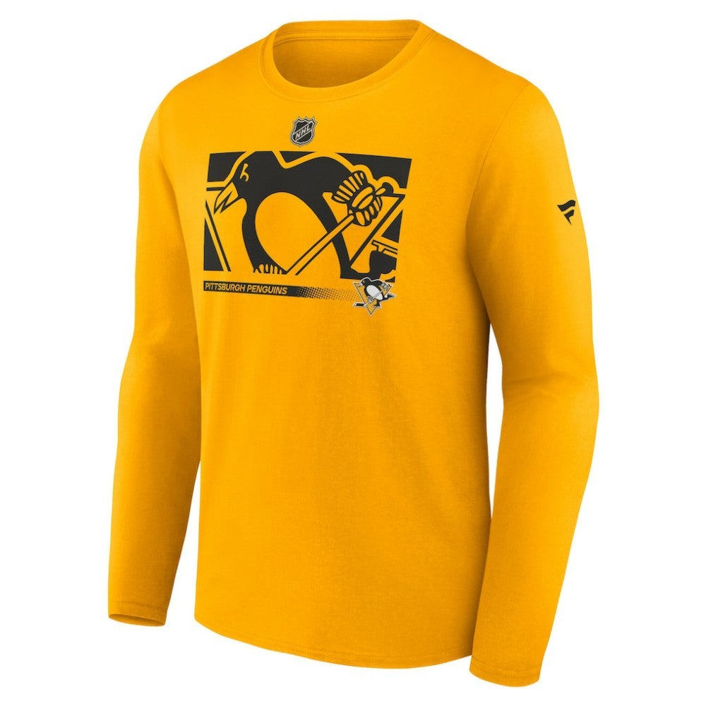 Pittsburgh Penguins Fanatics Authentic Pro Core Collection Secondary Long Sleeve T-Shirt - Gold | Fanatics online