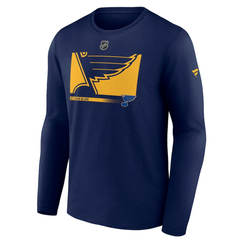 St. Louis Blues Fanatics Authentic Pro Core Collection Secondary Long Sleeve T-Shirt - Navy | Fanatics online