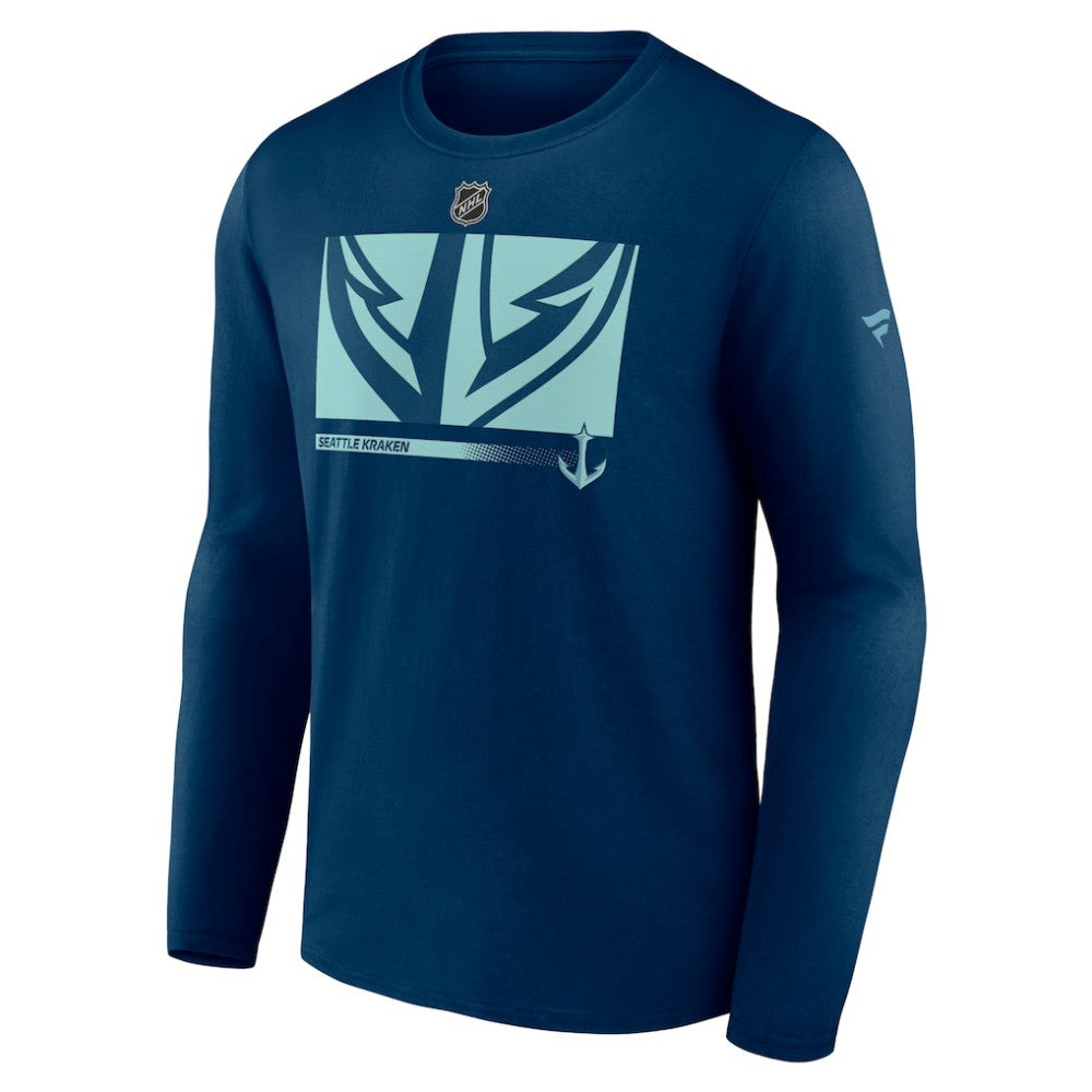 Seattle Kraken Fanatics Authentic Pro Core Collection Secondary Long Sleeve T-Shirt - Deep Sea Blue | Fanatics near me