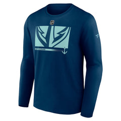 Seattle Kraken Fanatics Authentic Pro Core Collection Secondary Long Sleeve T-Shirt - Deep Sea Blue | Fanatics near me
