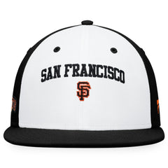 San Francisco Giants Fanatics Iconic Color Blocked Fitted Hat Outlet