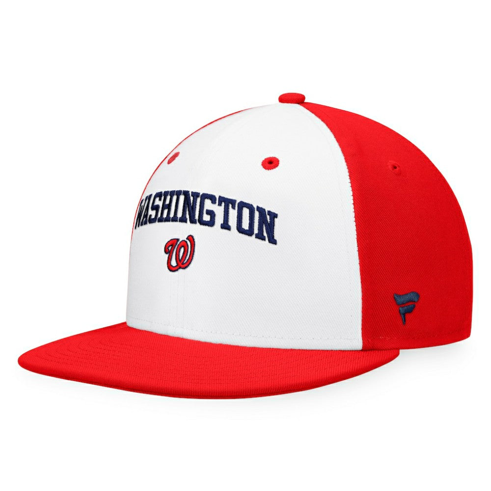 Washington Nationals Fanatics Iconic Color Blocked Fitted Hat Near Me