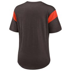 Cleveland Browns Women's Primary Logo Fashion Top - Brown - Nike