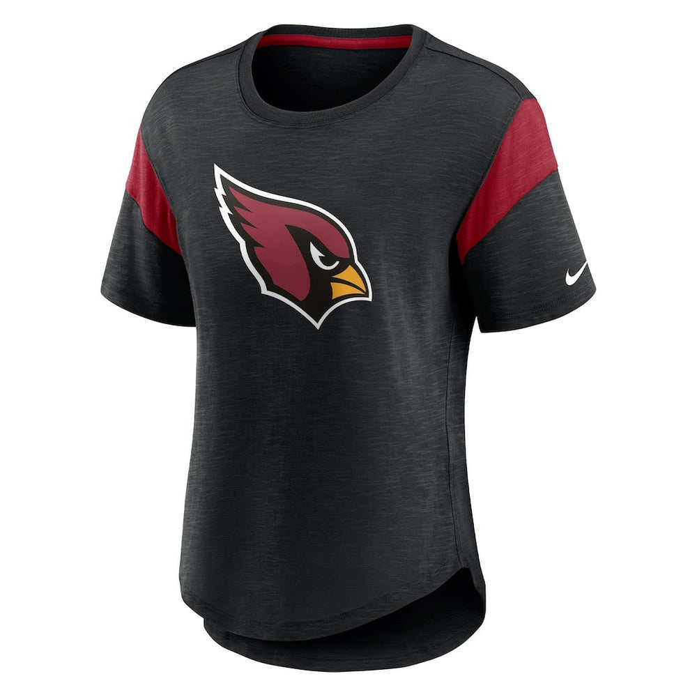 Arizona Cardinals Women's Primary Logo Fashion Top - Heather Black - Nike