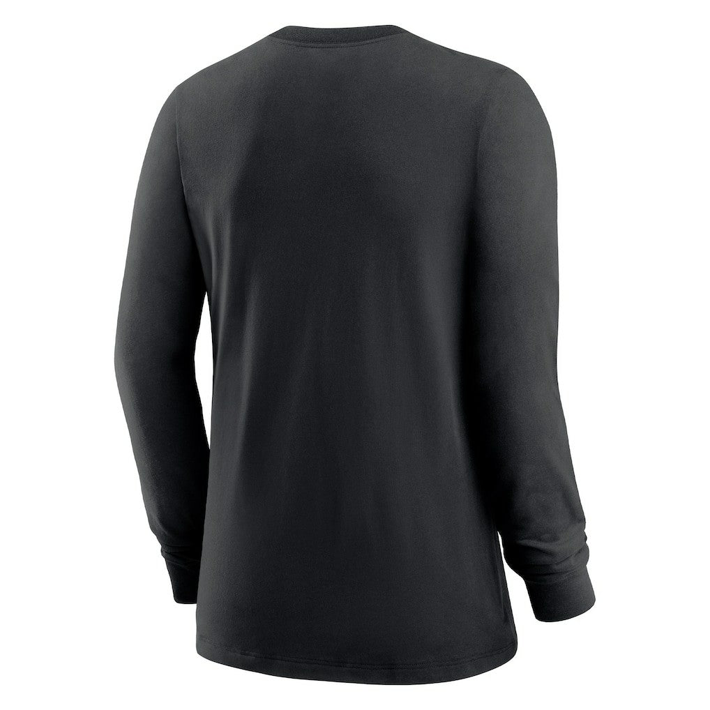 New Orleans Saints Women's Prime Split Long Sleeve T-Shirt - Black - Nike