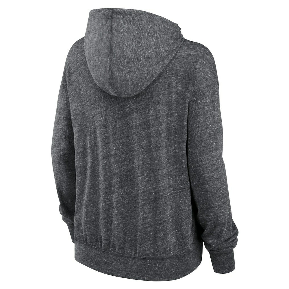 Arizona Cardinals Women's Team Spirit Gym Vintage Lightweight Hoodie Top - Heather Charcoal - Nike