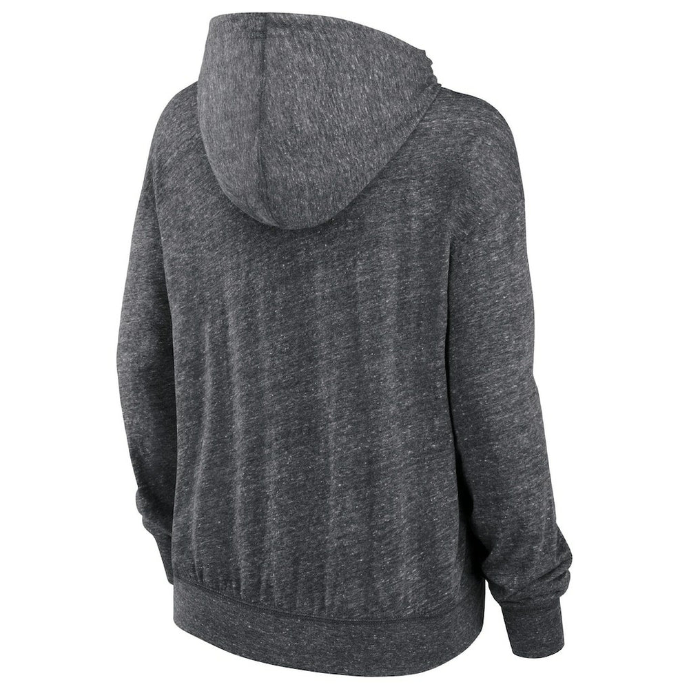 Washington Commanders Women's Team Spirit Gym Vintage Lightweight Hoodie Top - Heather Charcoal - Nike