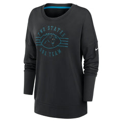 Carolina Panthers Women's Rewind Playback Icon Performance Pullover Sweatshirt - Black - Nike