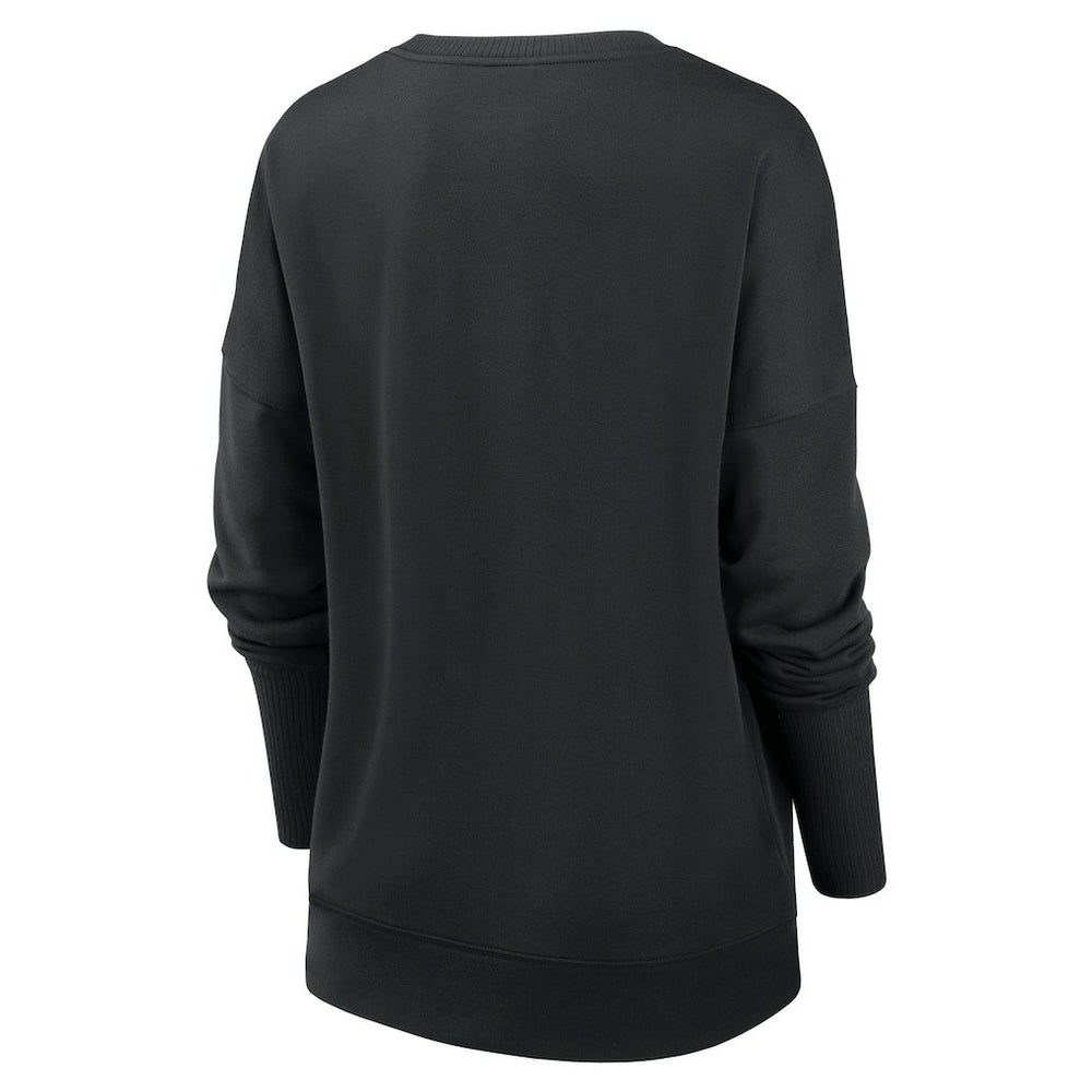 Atlanta Falcons Women's Rewind Playback Icon Performance Pullover Sweatshirt - Black - Nike