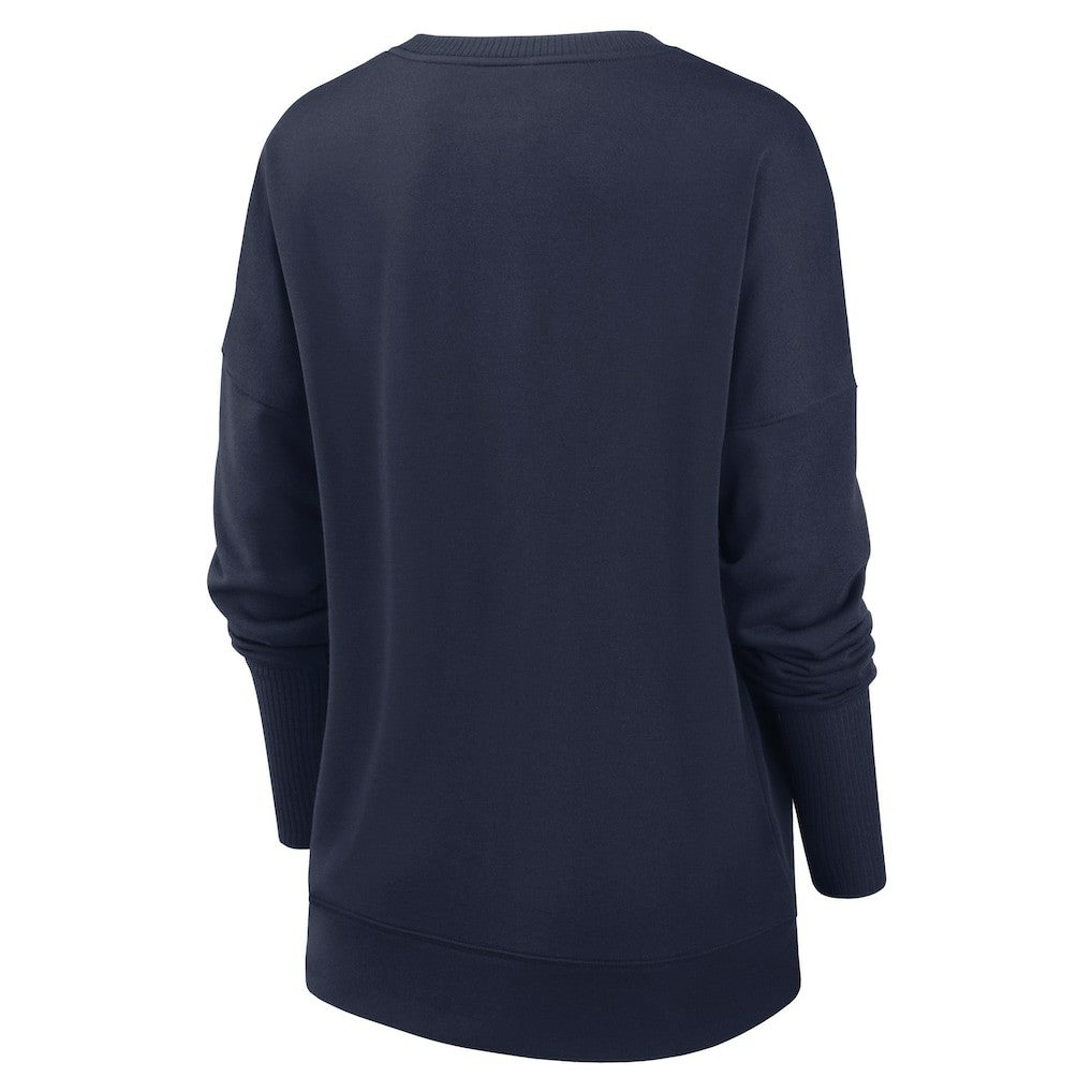 New York Giants Women's Rewind Playback Icon Performance Pullover Sweatshirt - Navy - Nike