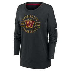 Washington Commanders Women's Rewind Playback Icon Performance Pullover Sweatshirt - Black - Nike