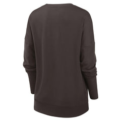 Cleveland Browns Women's Rewind Playback Icon Performance Pullover Sweatshirt - Brown - Nike
