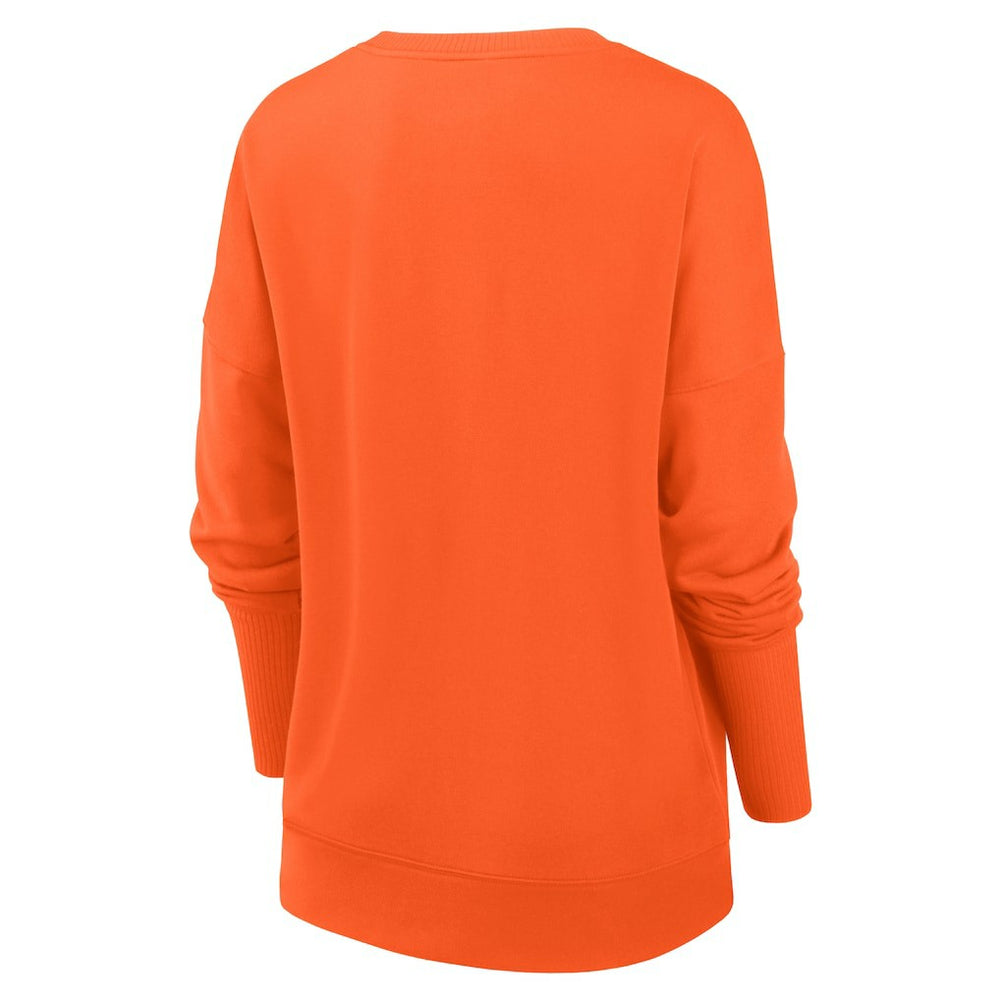 Chicago Bears Women's Rewind Playback Icon Performance Pullover Sweatshirt - Orange - Nike