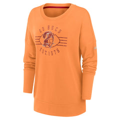 Tampa Bay Buccaneers Women's Rewind Playback Icon Performance Pullover Sweatshirt - Orange - Nike