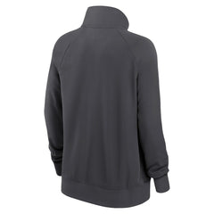 Minnesota Vikings Women's Premium Raglan Performance Half-Zip Sweatshirt - Charcoal - Nike