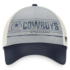 Dallas Cowboys True Classic Retro Trucker Snapback Hat - Gray/Navy - Fanatics