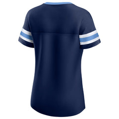 Tennessee Titans Women's Original State Lace-Up T-Shirt - Navy - Fanatics
