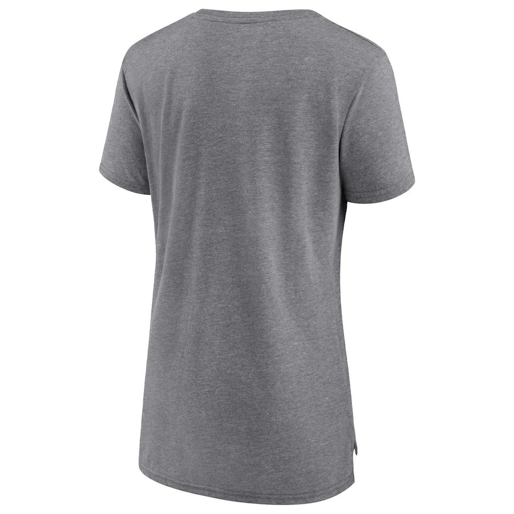 Washington Commanders Women's Drop Back Modern T-Shirt - Heathered Gray - Fanatics