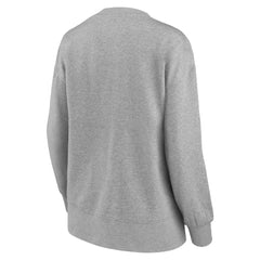 Los Angeles Rams Women's Jump Distribution Tri-Blend Pullover Sweatshirt - Heathered Gray - Fanatics
