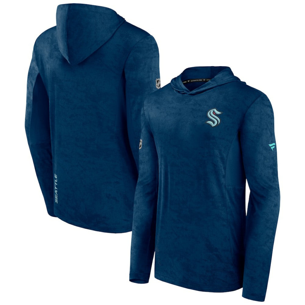 Seattle Kraken Fanatics Authentic Pro Rink Camo Pullover Hoodie - Deep Sea Blue | Fanatics sale