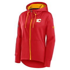 Calgary Flames Fanatics Women's Authentic Pro Rink Full-Zip Hoodie - Red | Fanatics sale