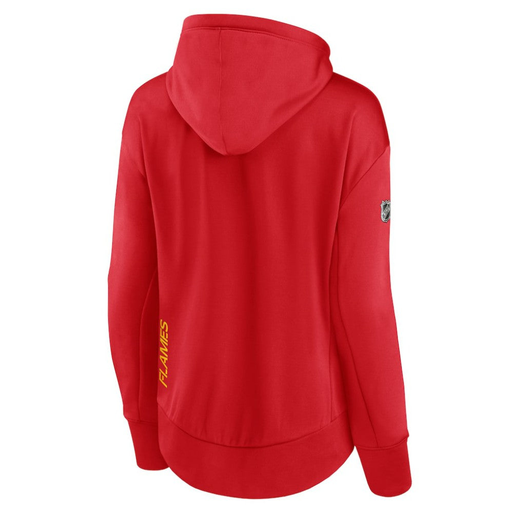 Calgary Flames Fanatics Women's Authentic Pro Rink Full-Zip Hoodie - Red | Fanatics sale