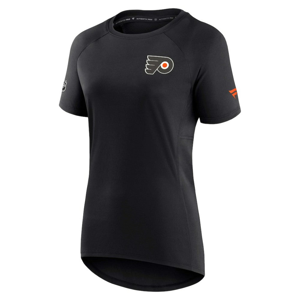 Philadelphia Flyers Fanatics Women's Authentic Pro Rink Raglan Tech T-Shirt - Black | Fanatics on sale