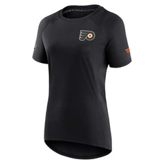 Philadelphia Flyers Fanatics Women's Authentic Pro Rink Raglan Tech T-Shirt - Black | Fanatics on sale