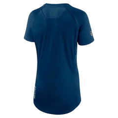 Seattle Kraken Fanatics Women's Authentic Pro Rink Raglan Tech T-Shirt - Deep Sea Blue | Fanatics Clearance