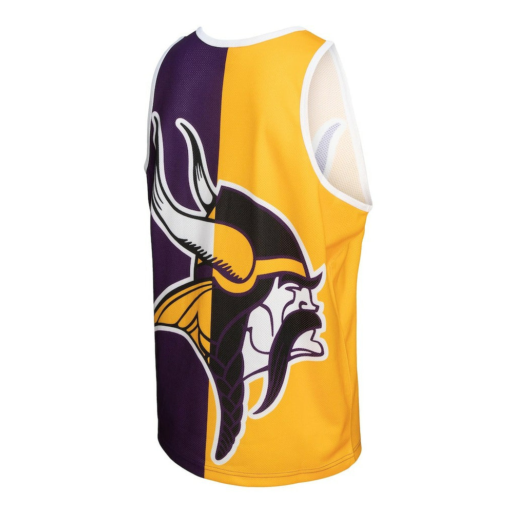 Randy Moss Minnesota Vikings Retired Player Graphic Tank Top - Purple/Gold - Mitchell & Ness
