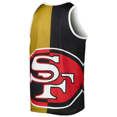 Jerry Rice San Francisco 49ers Retired Player Graphic Tank Top - Black/Gold - Mitchell & Ness