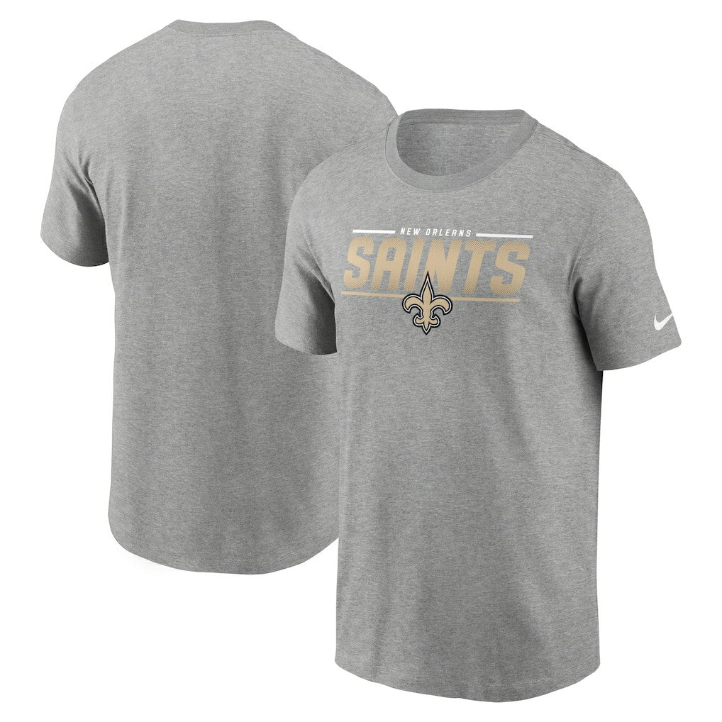 New Orleans Saints Muscle T-Shirt - Heathered Gray - Nike